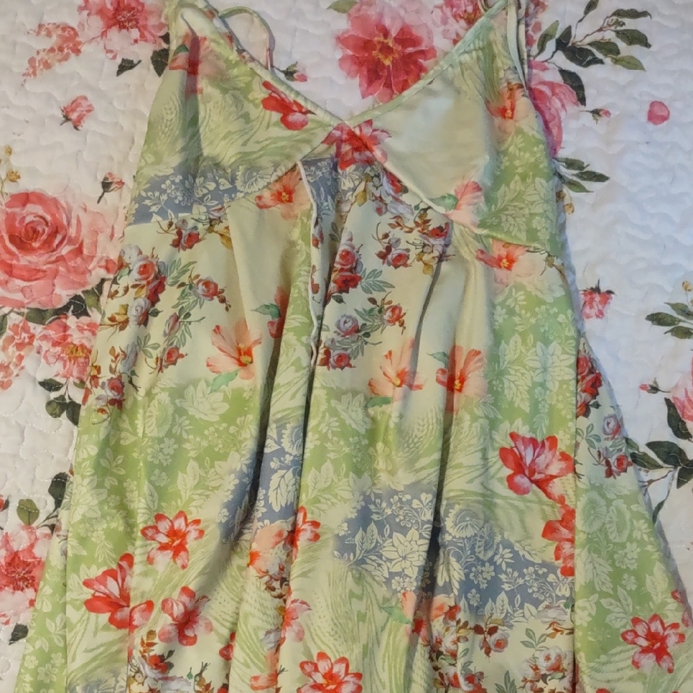Floral Spaghetti Strap Dress